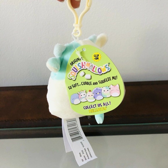 Squishmallows BELANA 3.5" Plush Key Chain Bag Clip - Picture 3 of 5